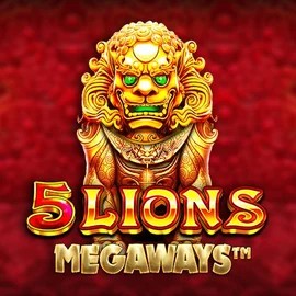 5 Lions Megaways slot logo by Pragmatic Play at Telbet Casino