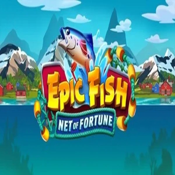 Epic Fish Net of Fortune online game logo by Quickspin on telbets.ca