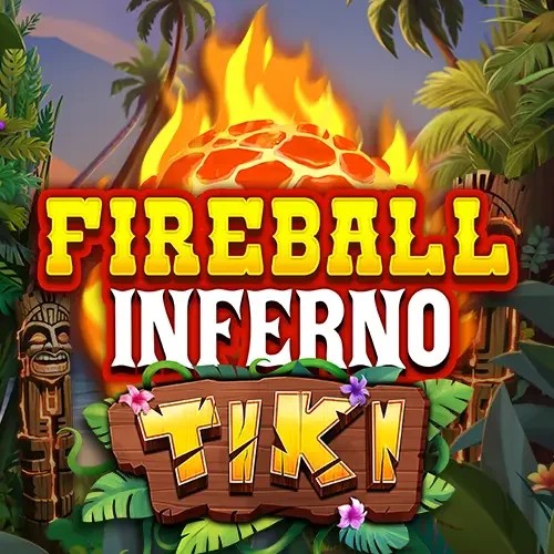 Fireball Inferno Tiki online game logo by NetEnt on telbets.ca