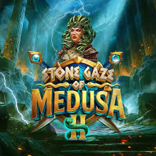 Stone Gaze of Medusa 2 slot logo by Stakelogic at Telbet Casino